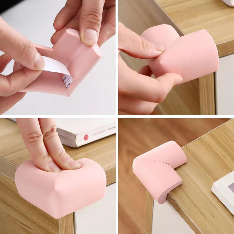 Free Shipping - 6PCs Baby Kids Safety Soft Sponge Pad Table Corner Edge Cushion Protection Cover Tool