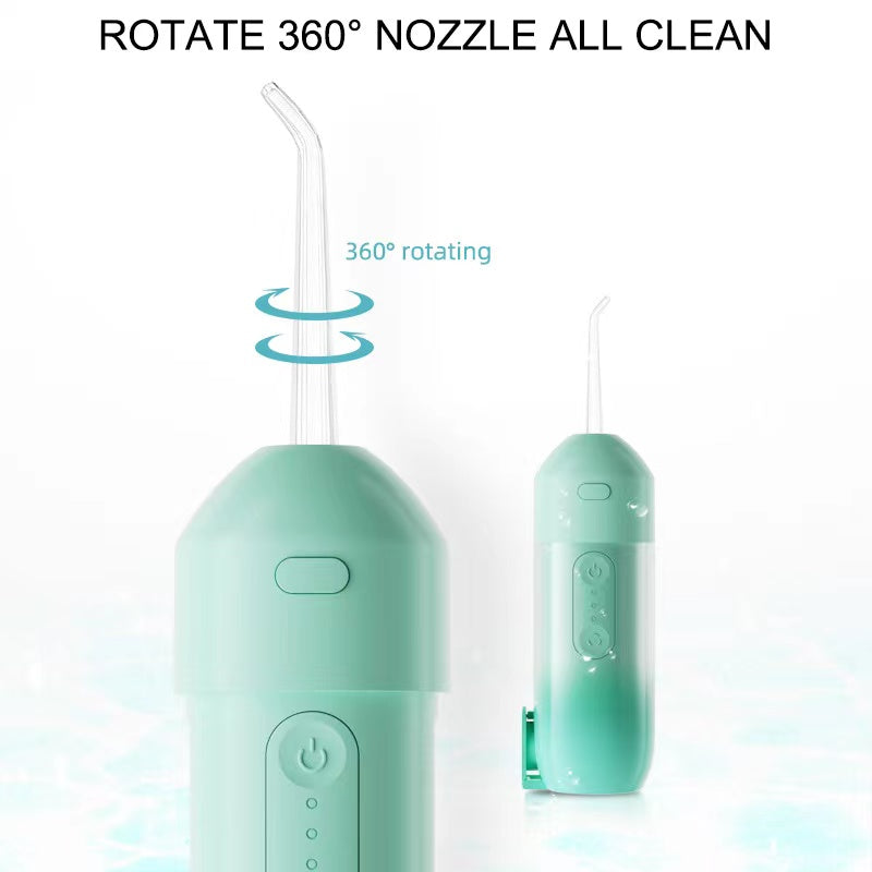 Free shipping- Water Flosser Cordless Teeth Cleaner Oral Irrigator with 4 Modes & 4 Jet Tips