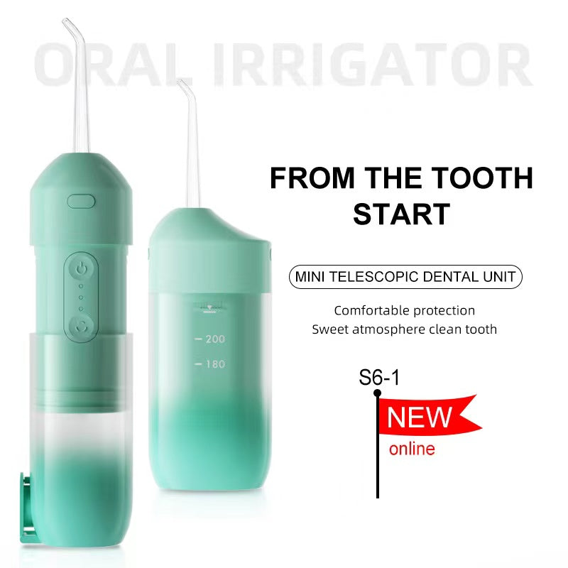 Free shipping- Water Flosser Cordless Teeth Cleaner Oral Irrigator with 4 Modes & 4 Jet Tips