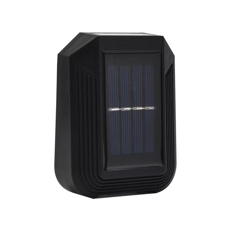 Free shipping- LED Solar Powered Waterproof Wall Light Fence Outdoor Garden