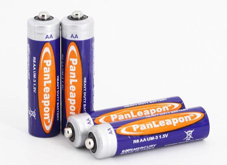 Free shipping-12PC 3000mAh AA/1000mAh AAA 1.5V carbon-zinc Battery