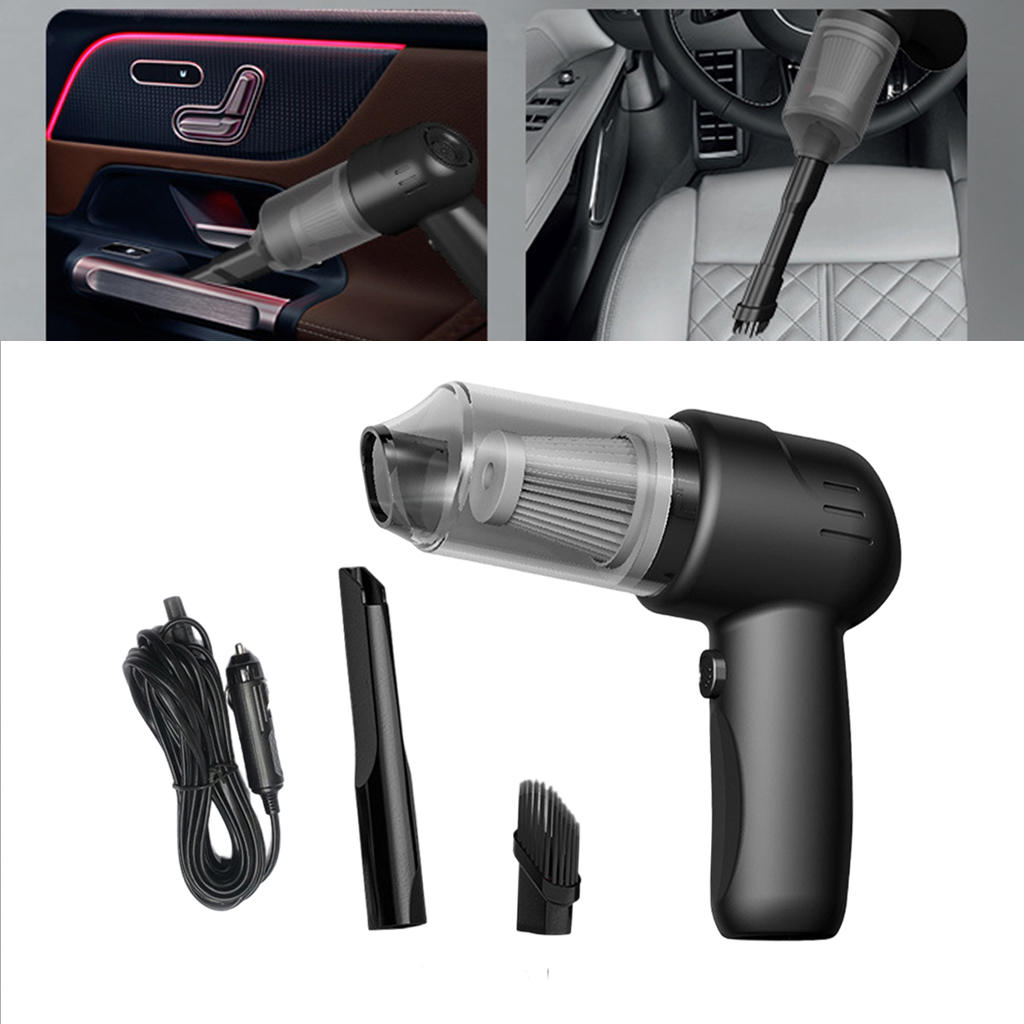 Free shipping- 100W Car Vacuum Cleaner High Power 9000PA Mini Vacuum