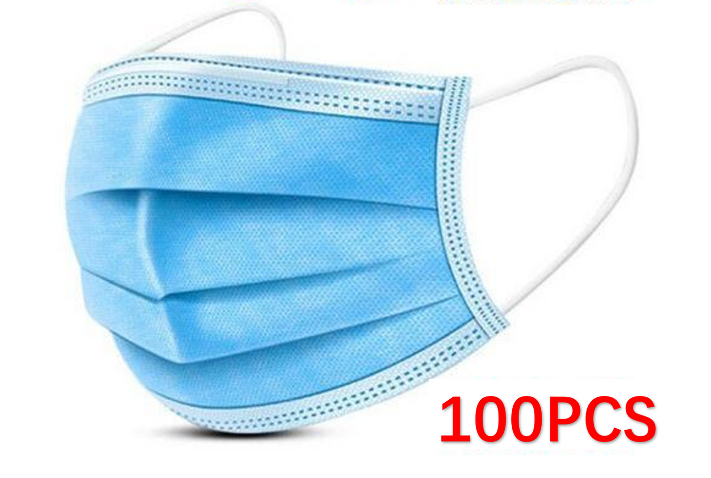 Free shipping-50PC/100PC 3 Layers Disposable Medical Face Mask