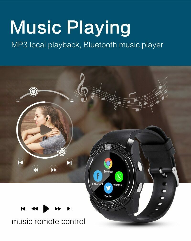 Free Shipping - Bluetooth Smart Watch Waterproof SIM Camera Wrist Watch