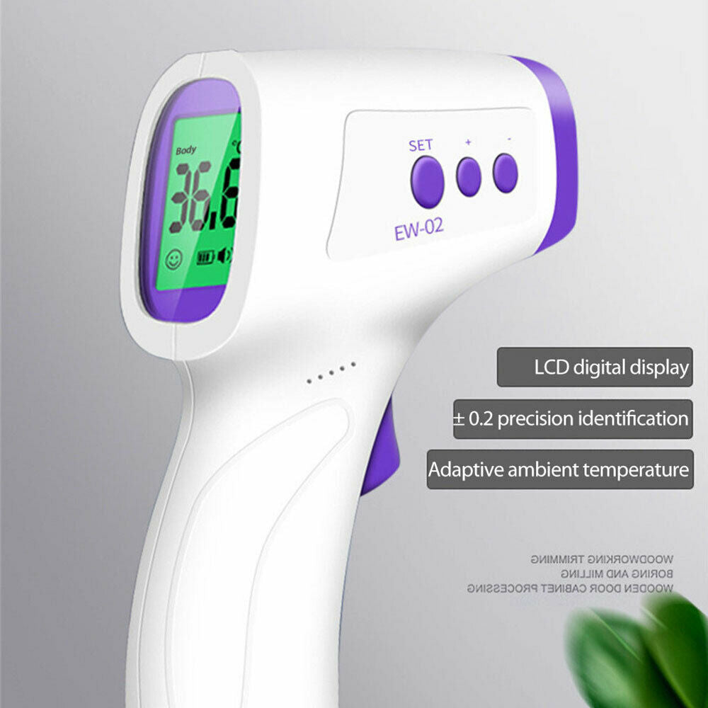 Free shipping-Thermometer Forehead Non-contact Infrared Temperature Digital Body Baby Adult