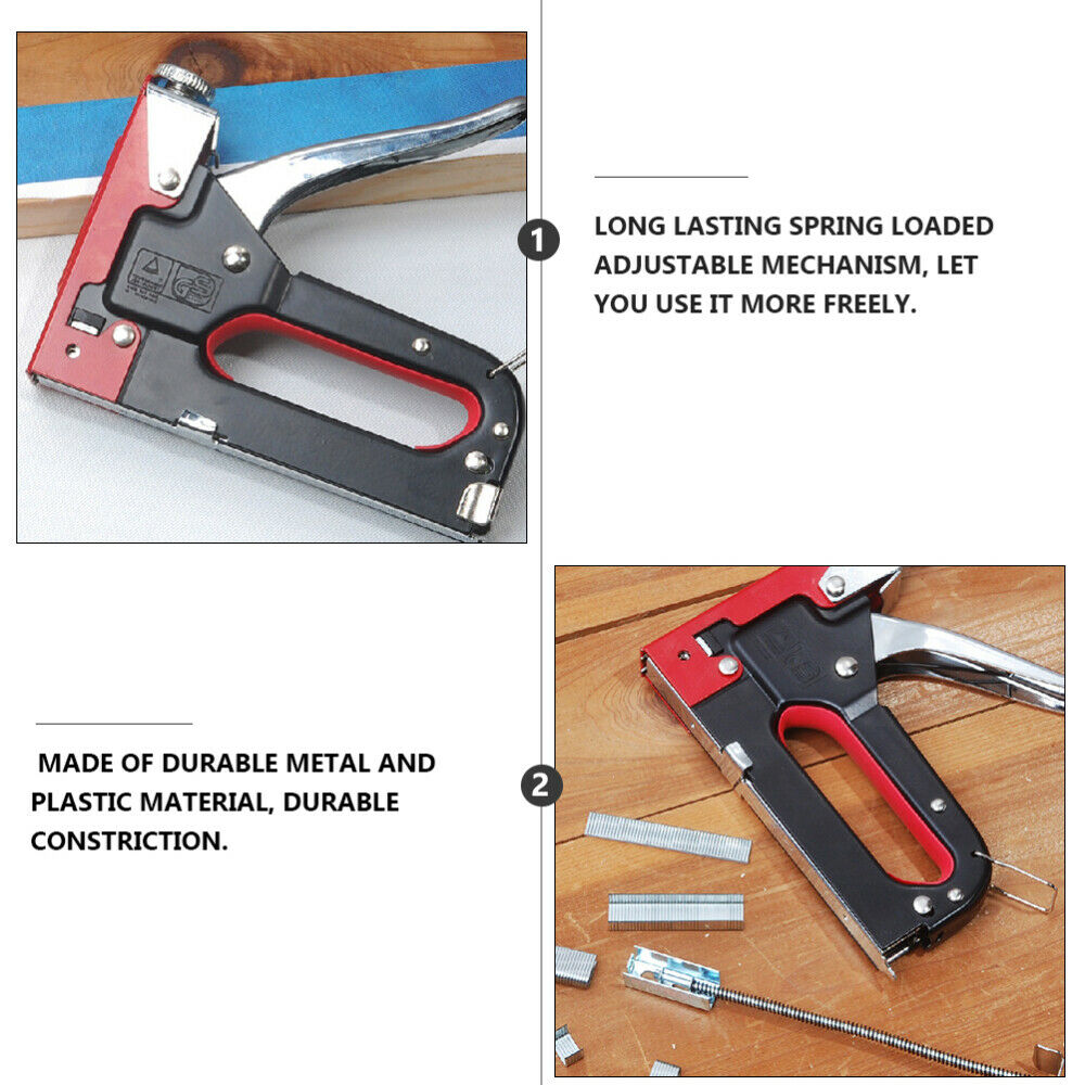 Free shipping- Staple Gun 3 in1 Heavy Duty Fastener tool Tacker 3000 Staples Upholstery Stapler