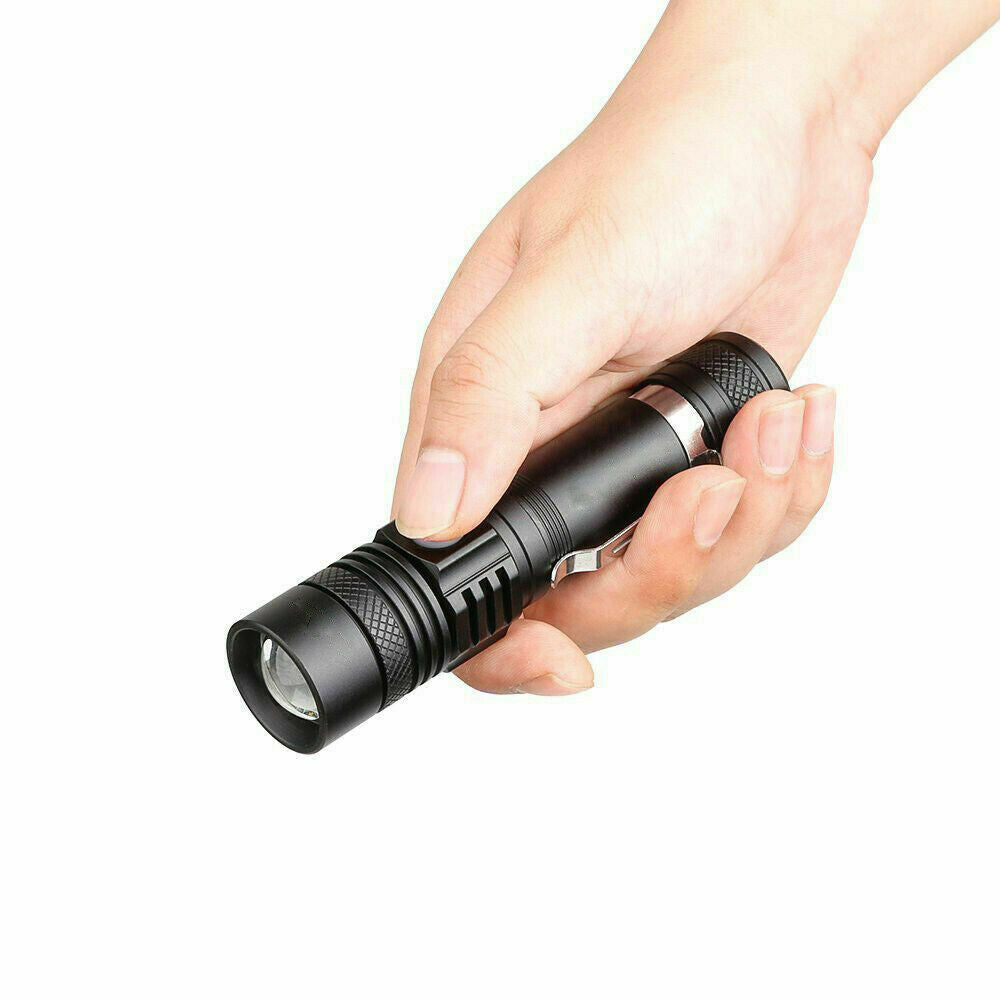 Free shipping-60000lm CREE XM-L Flashlight LED Torch USB Rechargeable