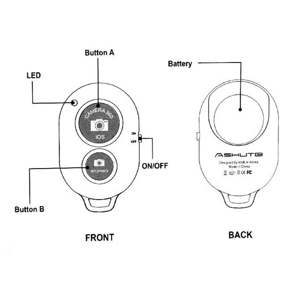 Free shipping- Wireless Bluetooth Camera Shutter