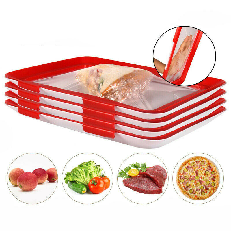 Creative Food Preservation Tray Healthy Kitchen Tools Storage Container Set