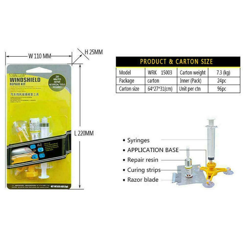 Free Shipping- Windscreen Cracks Repair Kit