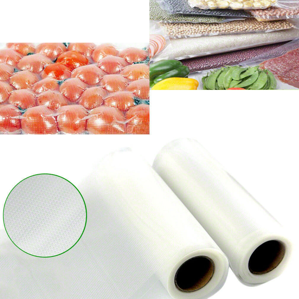 Free shipping- 2PCS 6m x 28cm Vacuum Food Sealer Roll