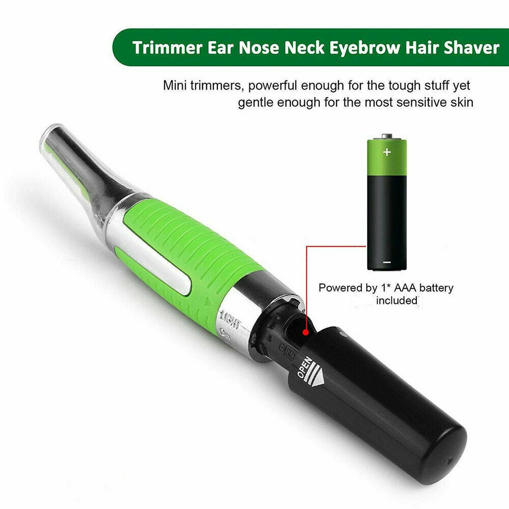 Free shipping- Personal Face Hair Trimmer Remover Razor Led Light