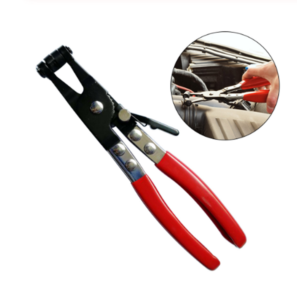 Free shipping- Hose Clamp Pliers Band Flat Ring Install Pliers Mechanics Auto Repair Tools