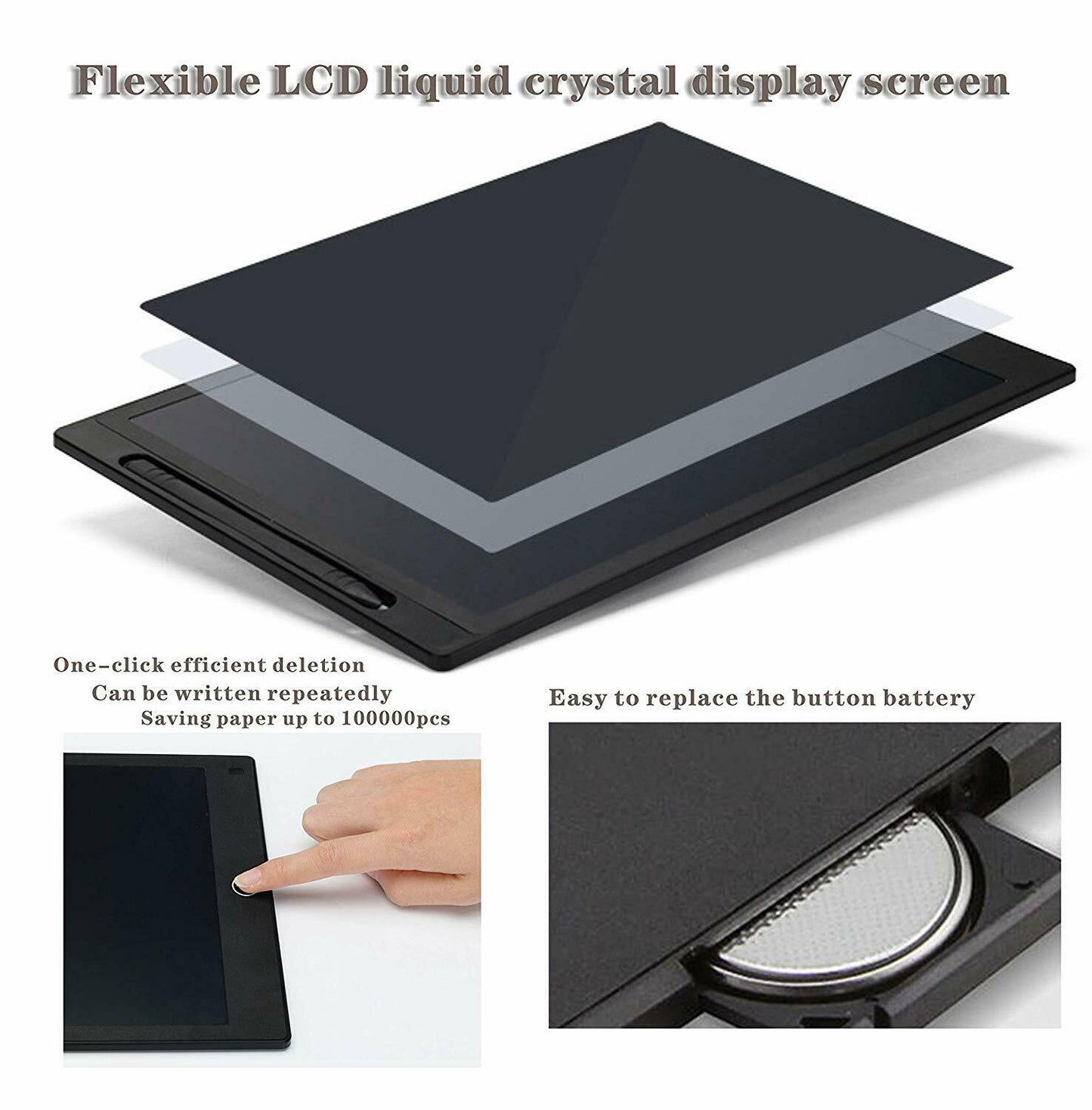 Free shipping- 12" LCD Digital Drawing Pad Message Boards