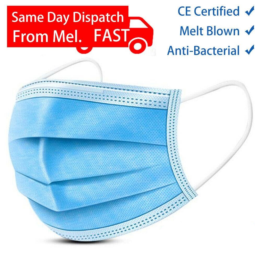 Free shipping-50PC/100PC 3 Layers Disposable Medical Face Mask