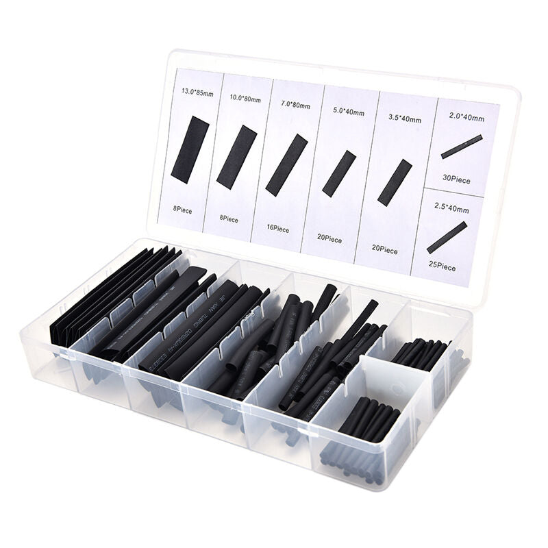 Free shipping- 127PCS Heat Shrink Tubing Shrinkable Tube Assortment Kit