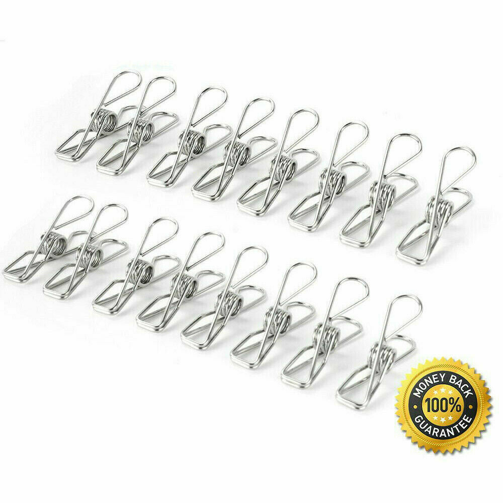 Free Shipping 20PC-100PC Stainless Pegs Hanging Clips