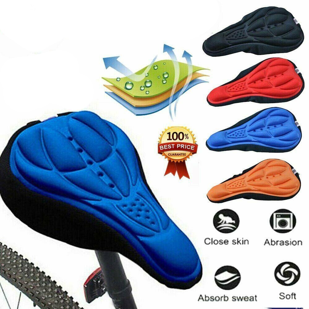 Free shipping- 2pcs 3D Silicone Gel Cycling Saddle Seat Cover