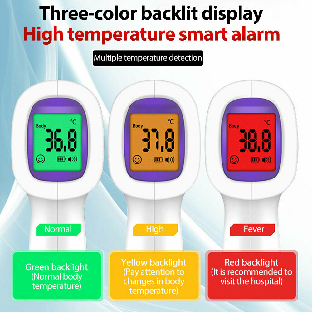 Free shipping-Thermometer Forehead Non-contact Infrared Temperature Digital Body Baby Adult