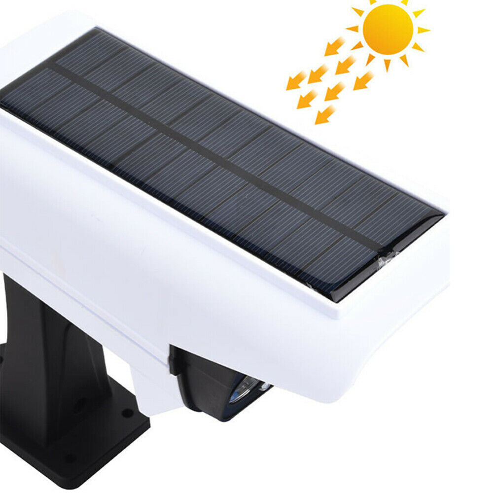 Free shipping- Solar Powered 77 LED Outdoor Sensor Light Fake Security Camera