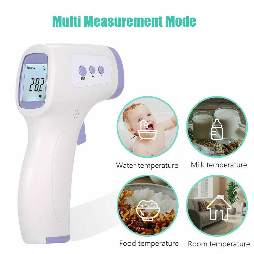 Free shipping-Thermometer Forehead Non-contact Infrared Temperature Digital Body Baby Adult