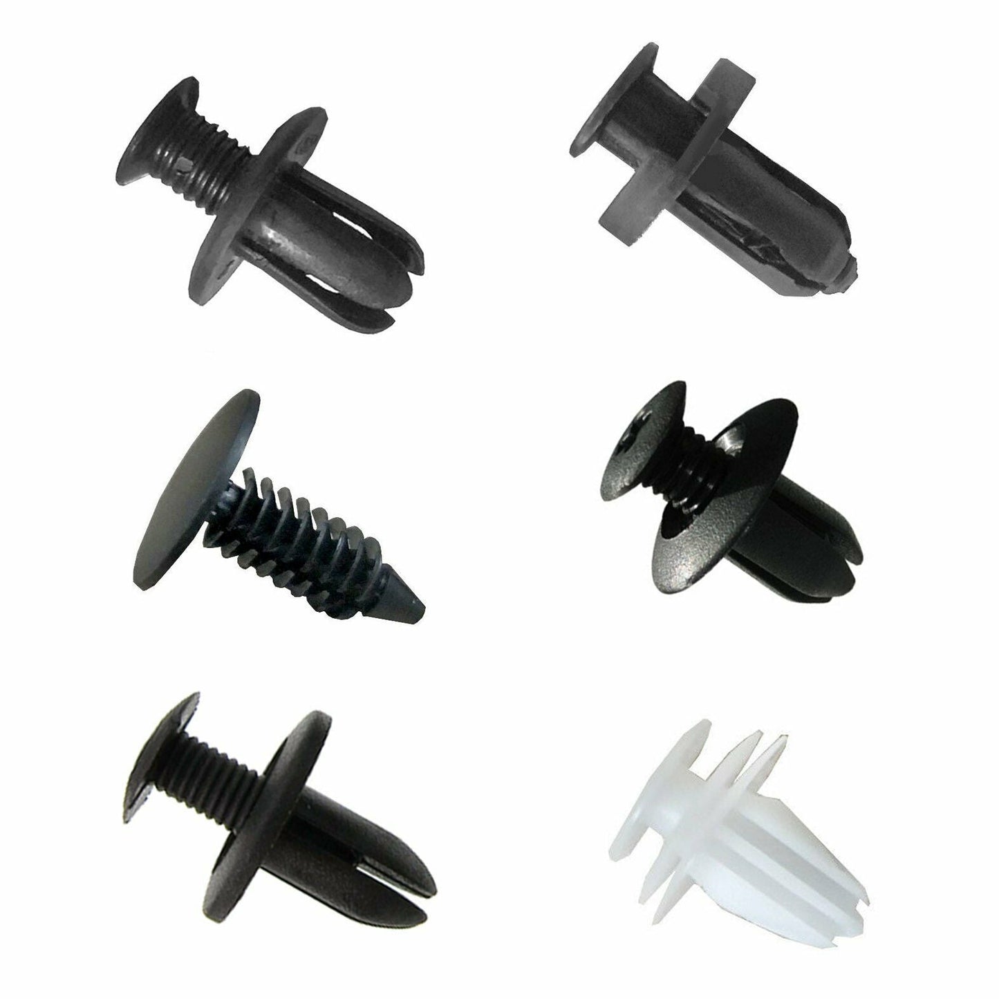 Free shipping- 100pc Clip Trim Car Push Pin Rivet Bumper Door Panel Retainer Fastener Kit