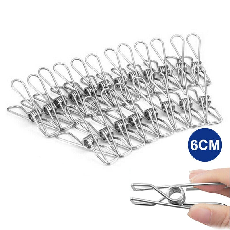 Free Shipping 20PC-100PC Stainless Pegs Hanging Clips