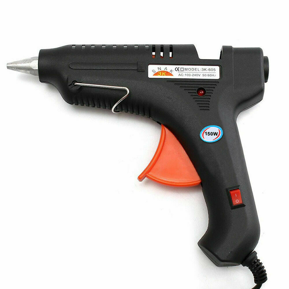 Free shipping- Heavy Duty 150W Hot Melt Glue Gun Electric Heating Craft with Cigarette Lighter Plug