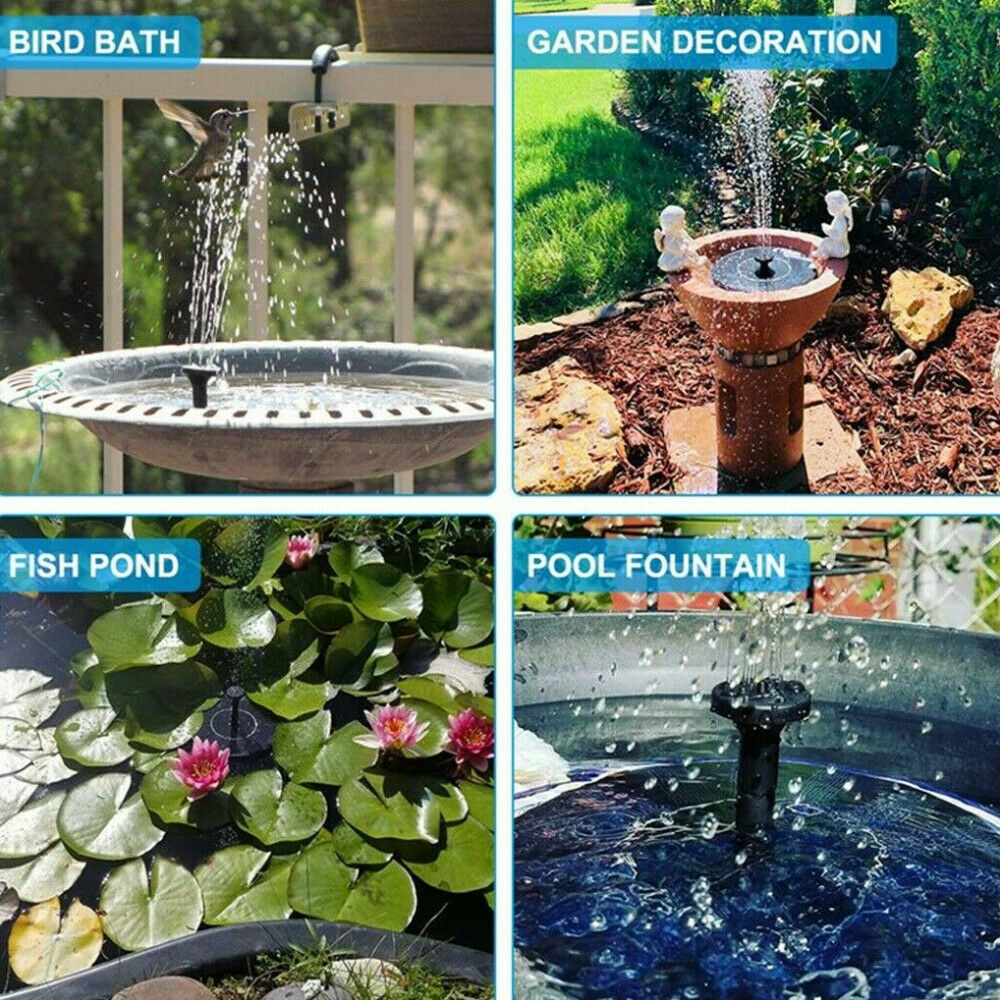 Free shipping- Submersible Solar Fountain Pond Pump