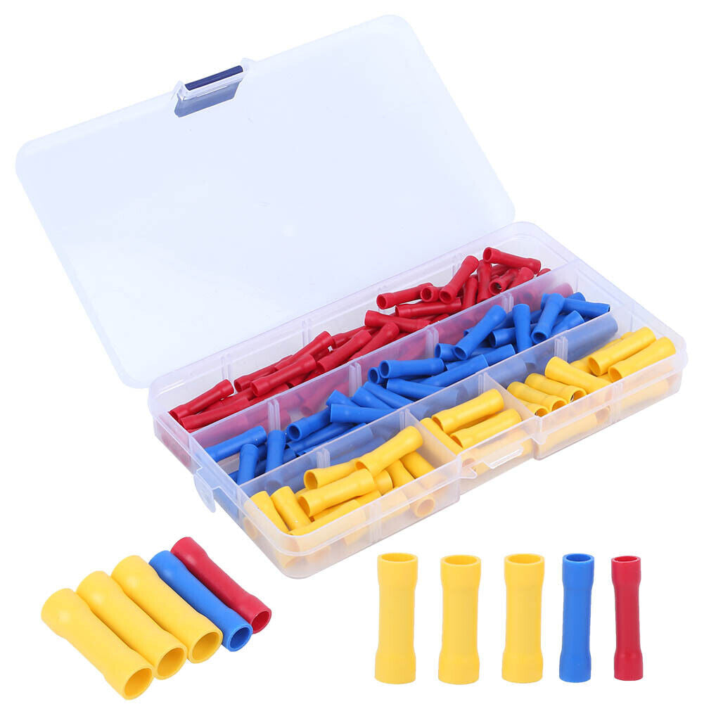 120pcs Crimp Connectors BHT/BNFY/BV1.25 Wire Cable Connector Kit Crimp