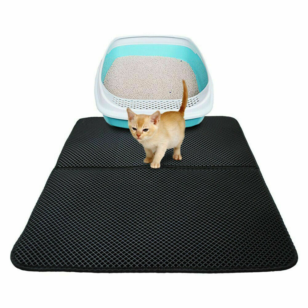 Free shipping- Waterproof Foldable Double-Layer Cat Litter Mat