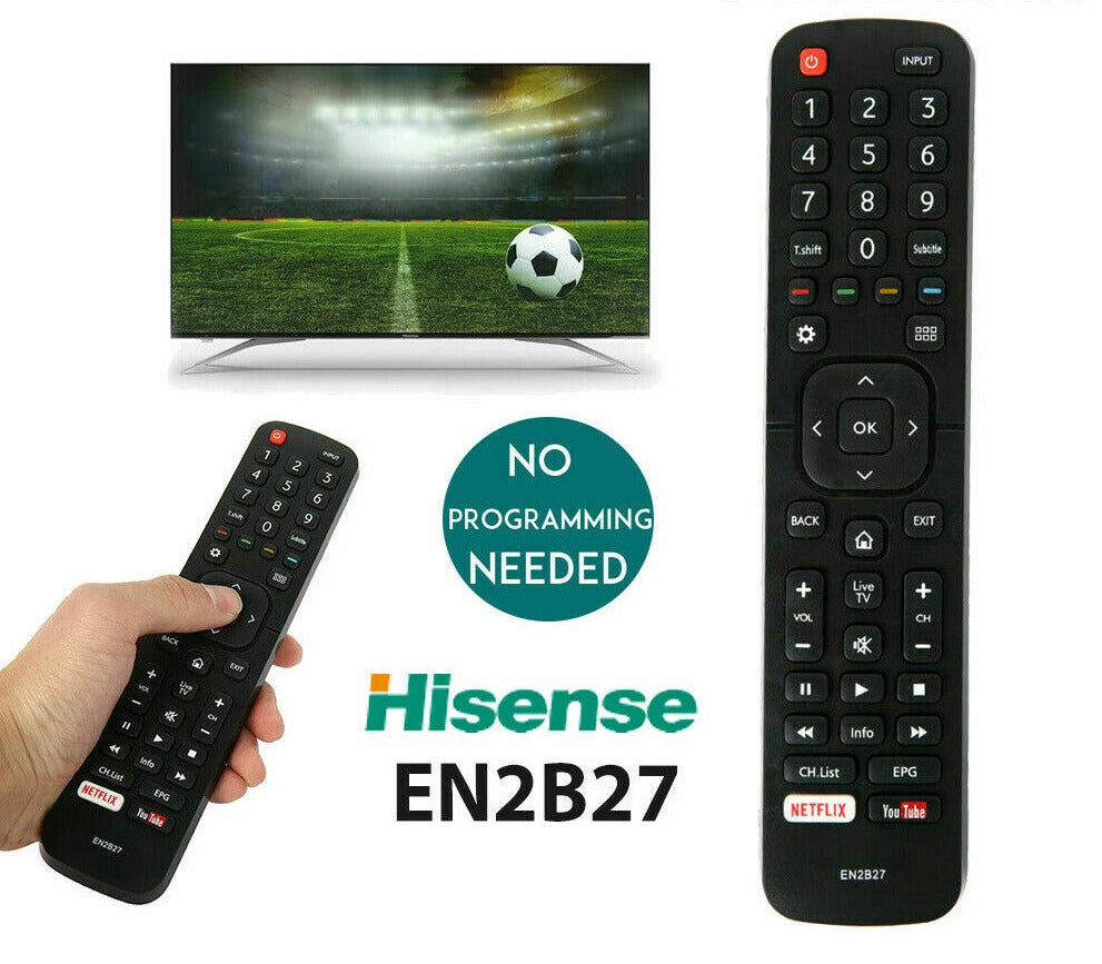 Free shipping- HISENSE TV Remote Control No Programming Needed