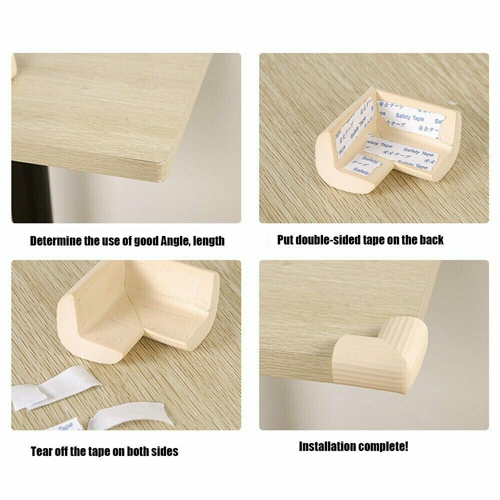 Free Shipping - 6PCs Baby Kids Safety Soft Sponge Pad Table Corner Edge Cushion Protection Cover Tool