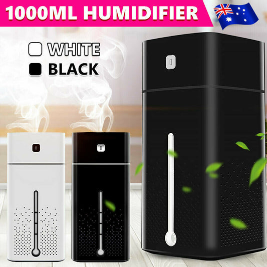 Free shipping- Ultrasonic Air Humidifier Purifier 1L