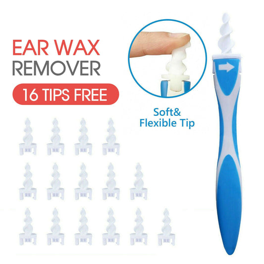 Free shipping- 16 Pcs Smart Flexible  Ear Pick Spiral Removal