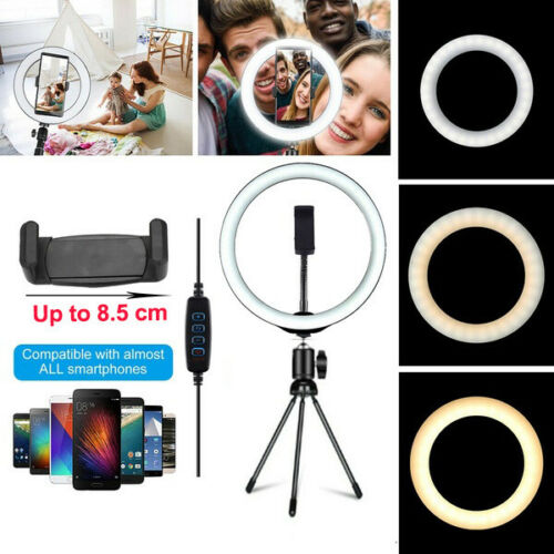 Free shipping-10" Phone Selfie LED Ring Light with Stand