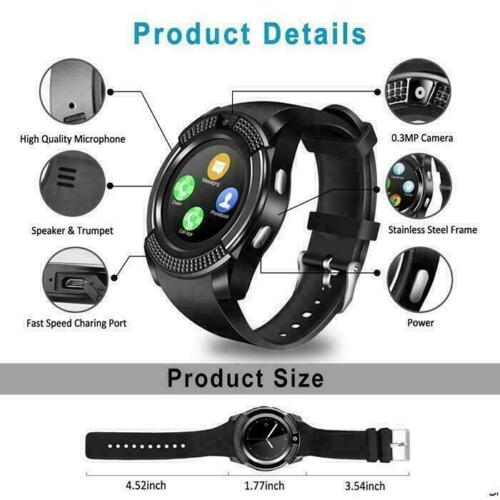 Free Shipping - Bluetooth Smart Watch Waterproof SIM Camera Wrist Watch