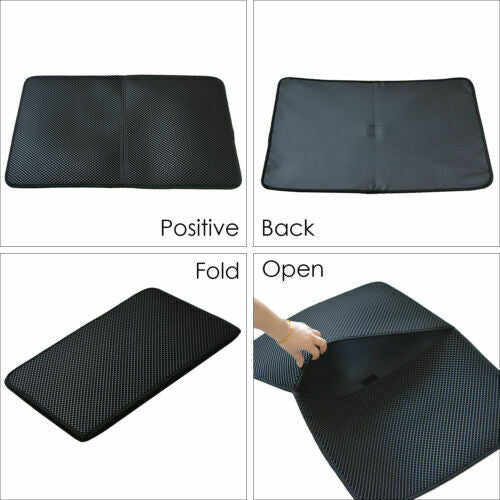 Free shipping- Waterproof Foldable Double-Layer Cat Litter Mat